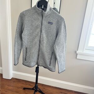 Patagonia Boys Gray Full-Zip Fleece Jacket